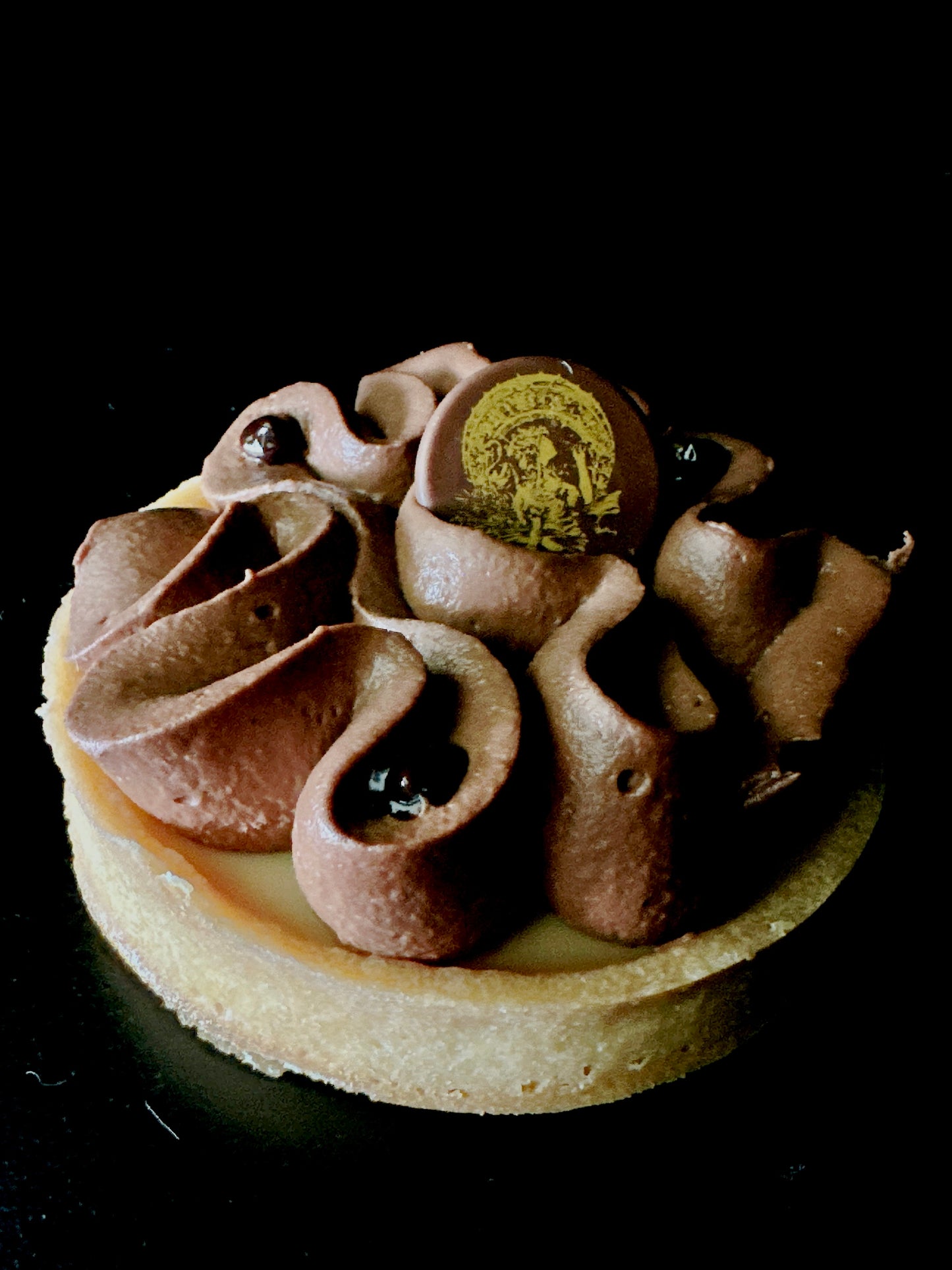 Tarte choco-caramel